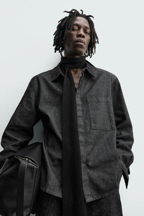 WASHED DENIM SHIRT - Image 5