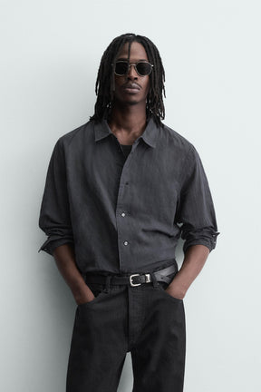 FLUID DENIM SHIRT - Image 2