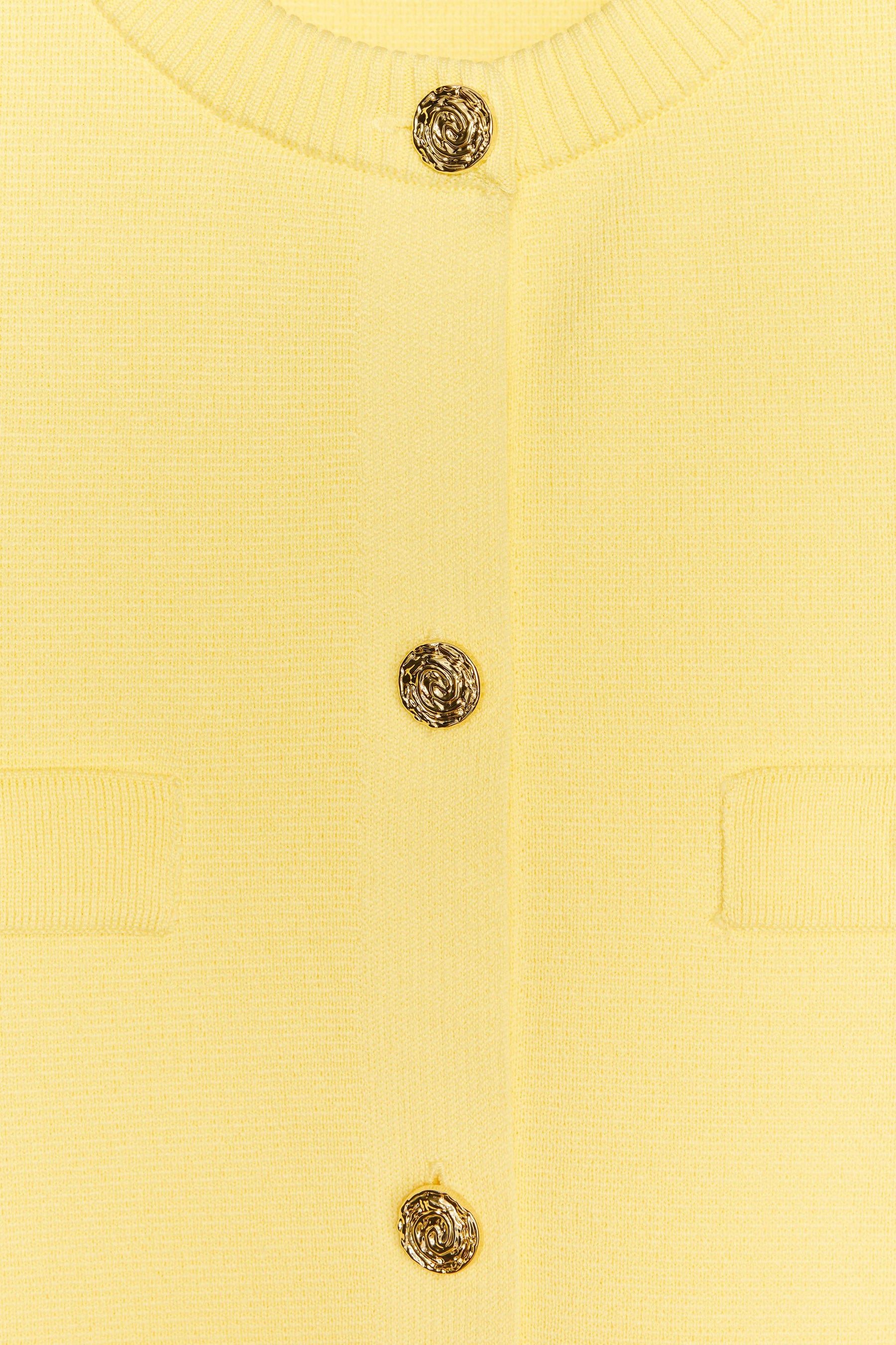 SHORT SLEEVE KNIT CARDIGAN - Image 7