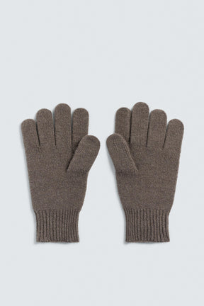 KNITTED WOOL BLEND GLOVES - Image 2