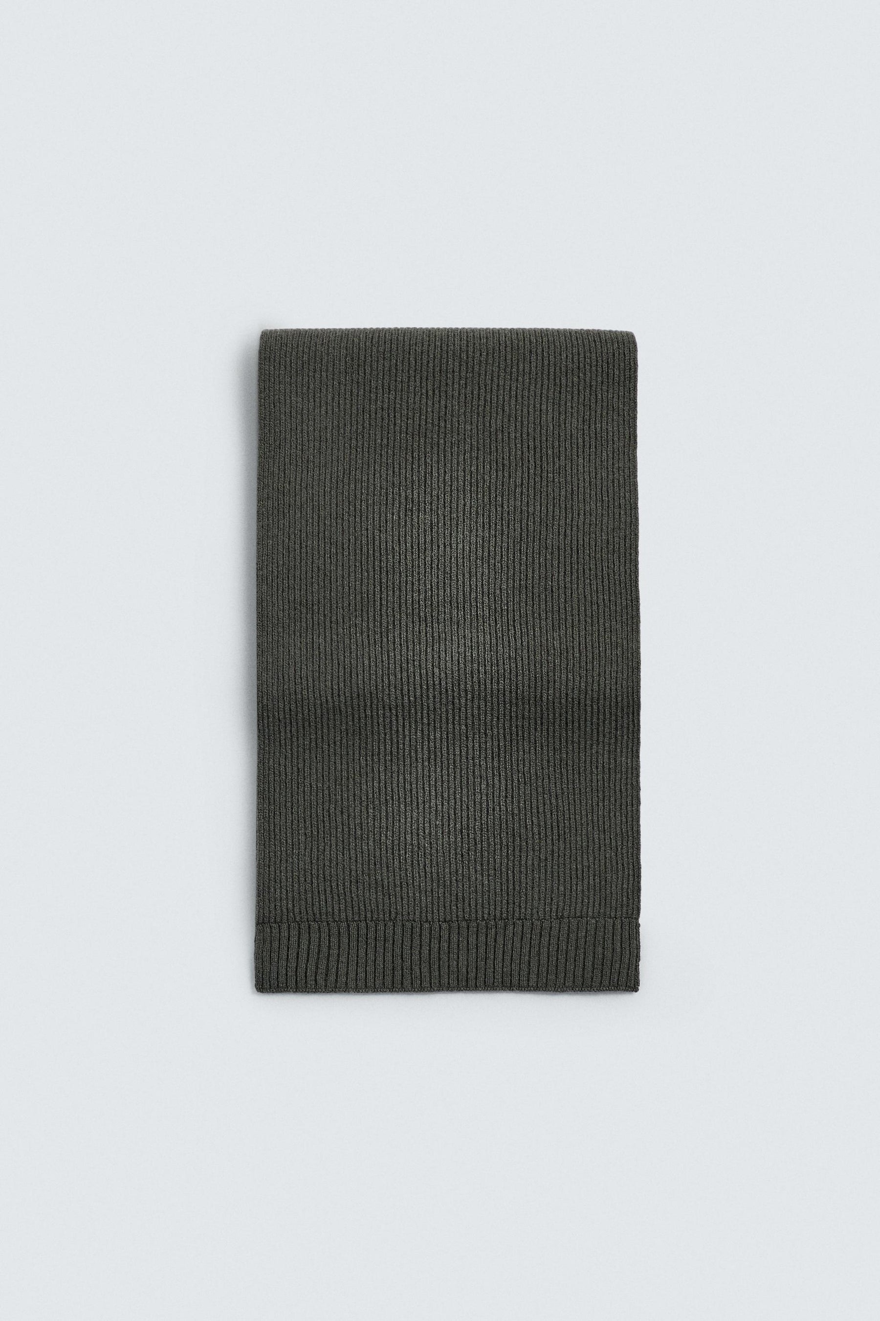 WOOL KNIT SCARF - Image 1
