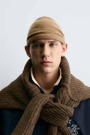 WOOL BLEND BEANIE - Image 1