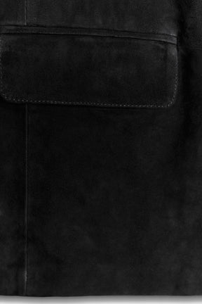 Übergroße Wildlederjacke in limitierter Auflage