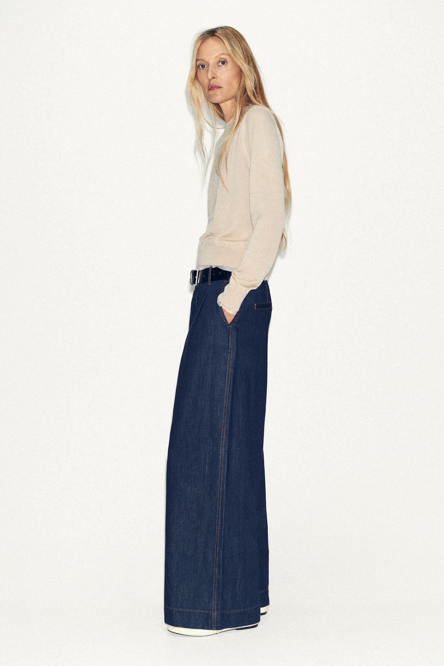 Strickpullover aus Wollmischung