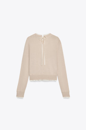 Strickpullover aus Wollmischung