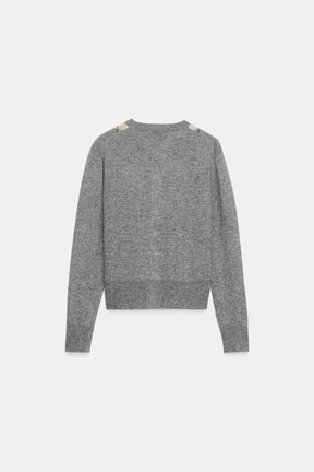 Cardigan aus Wollmischung mit Argyle-Muster