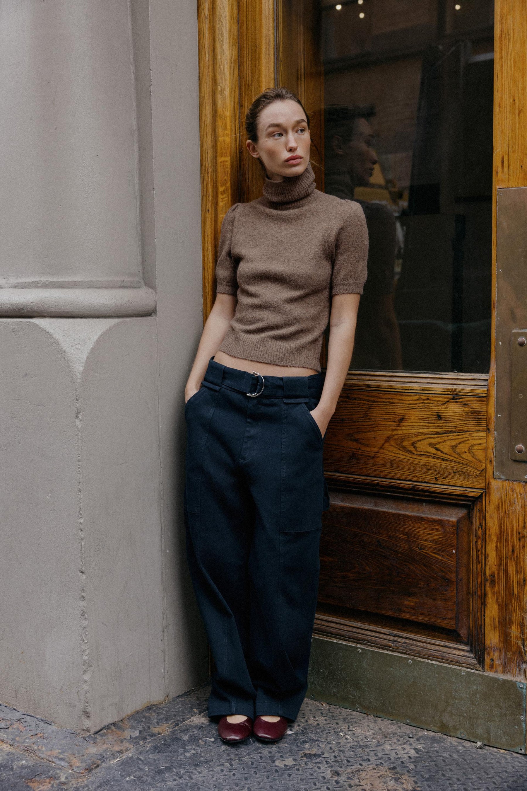 Pullover mit Puffärmeln