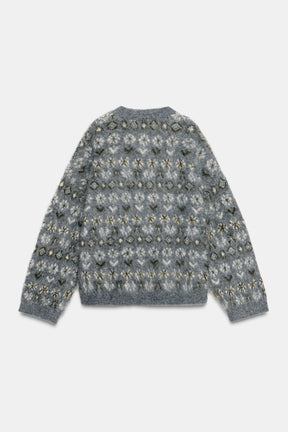 Jacquard-Strickpullover