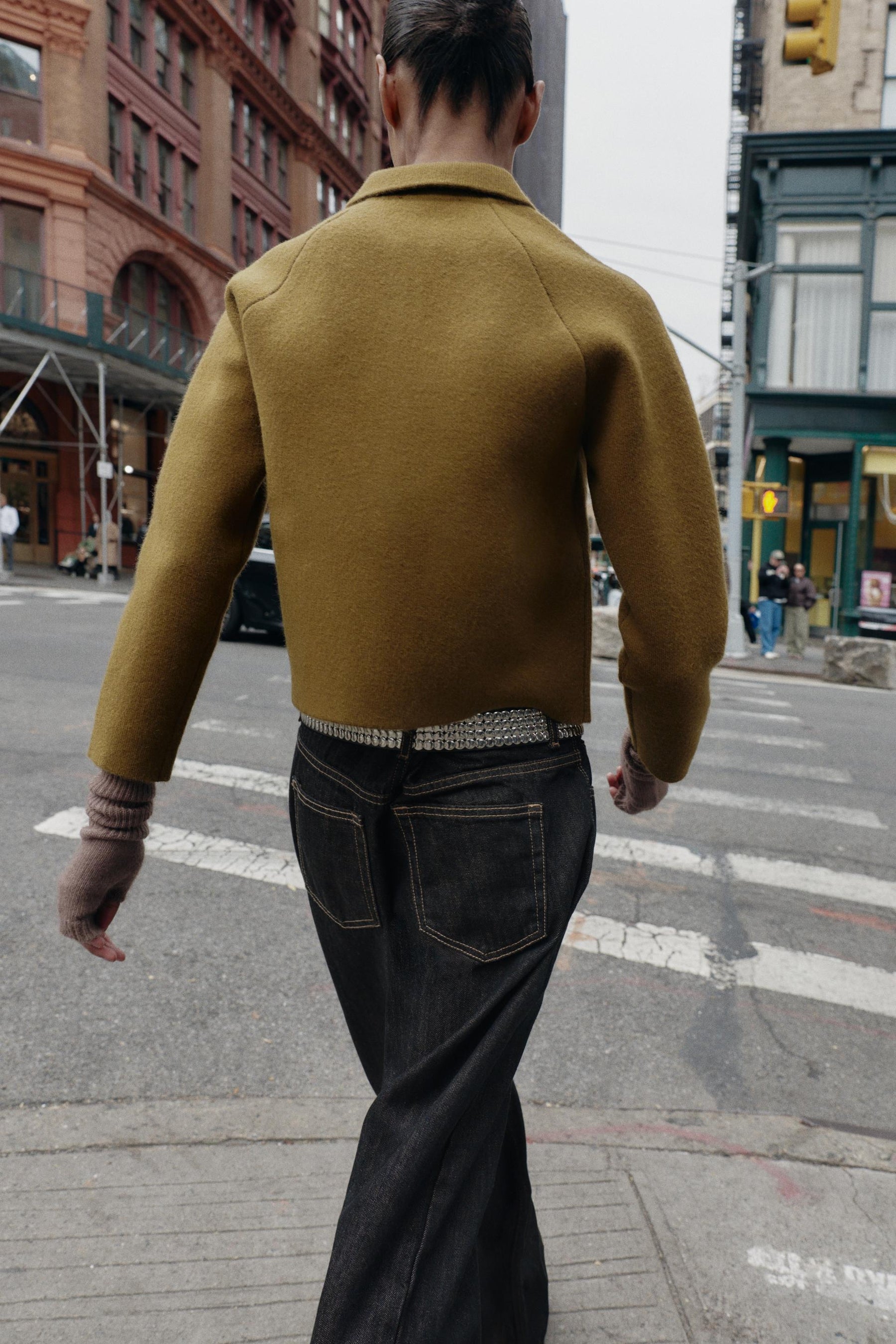 Strickjacke mit Reißverschluss