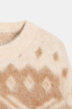 Jacquard-Strickpullover