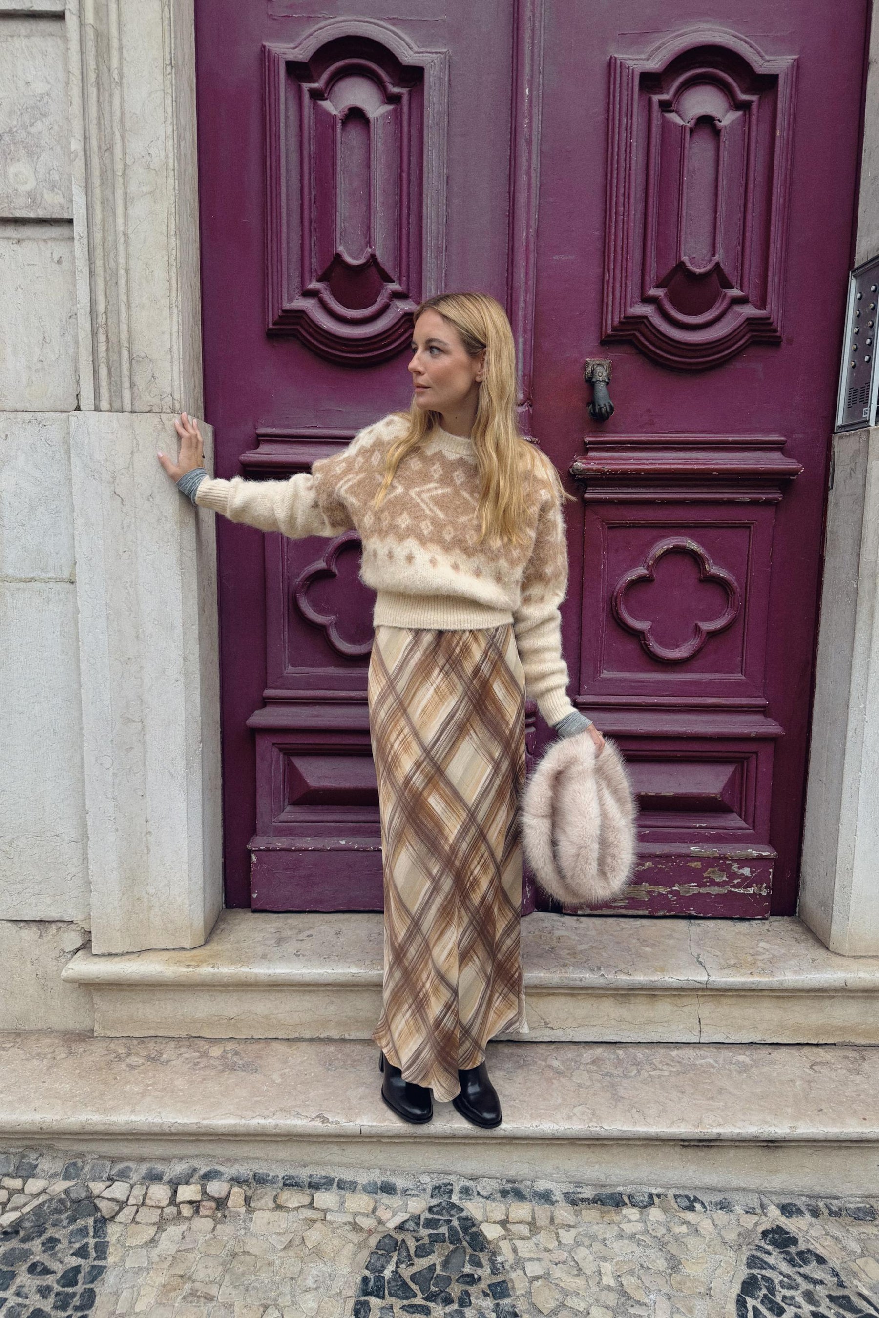 Jacquard-Strickpullover