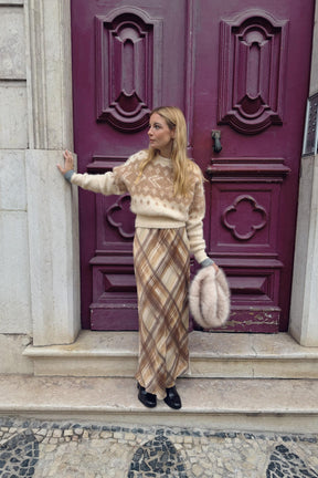 Jacquard-Strickpullover