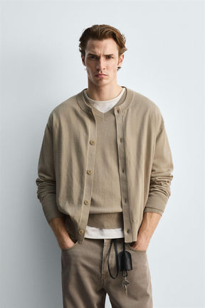 COTTON-RAMIE CARDIGAN - Image 2