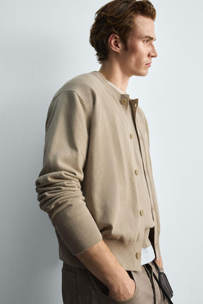 COTTON-RAMIE CARDIGAN - Image 5