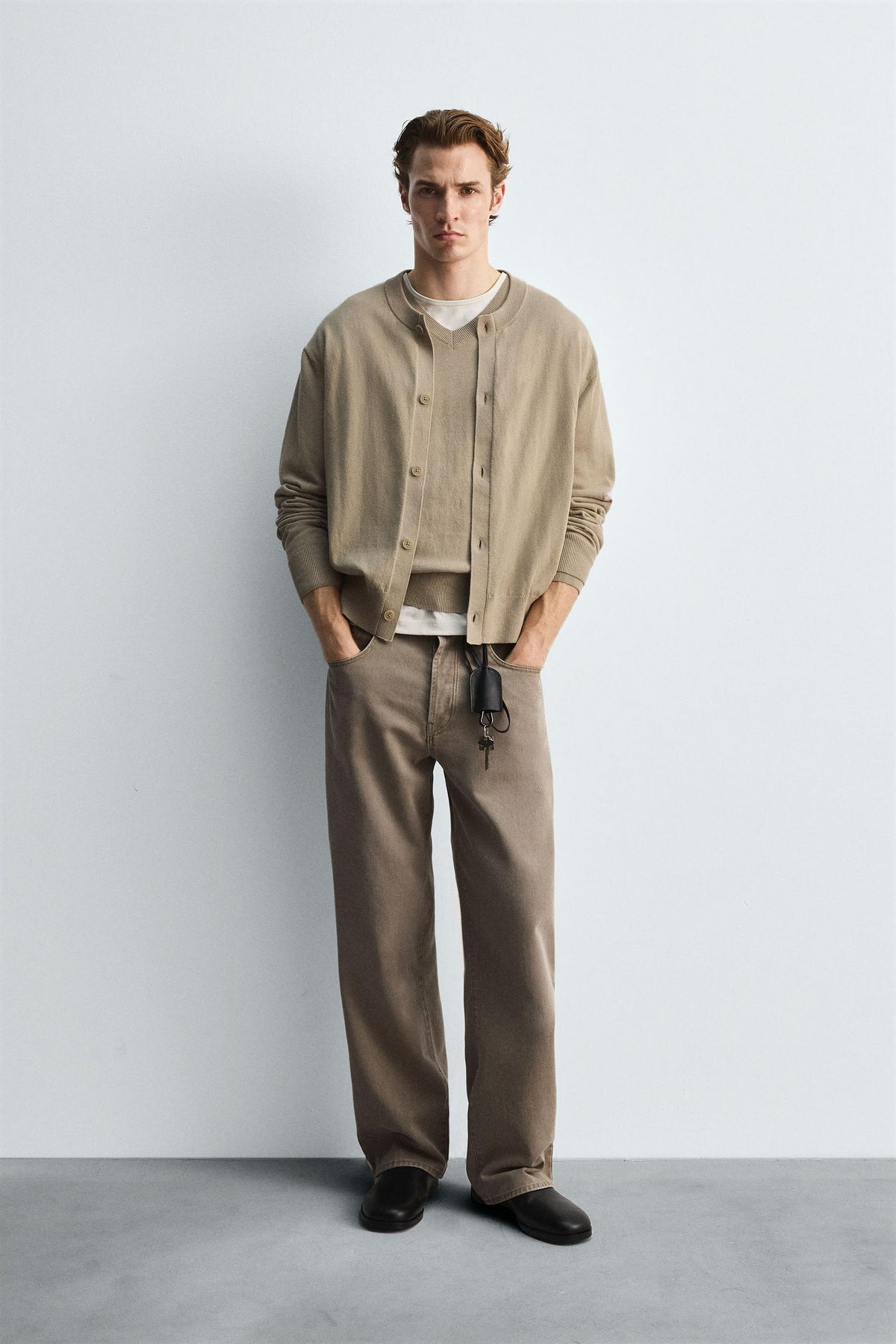 COTTON-RAMIE CARDIGAN - Image 1