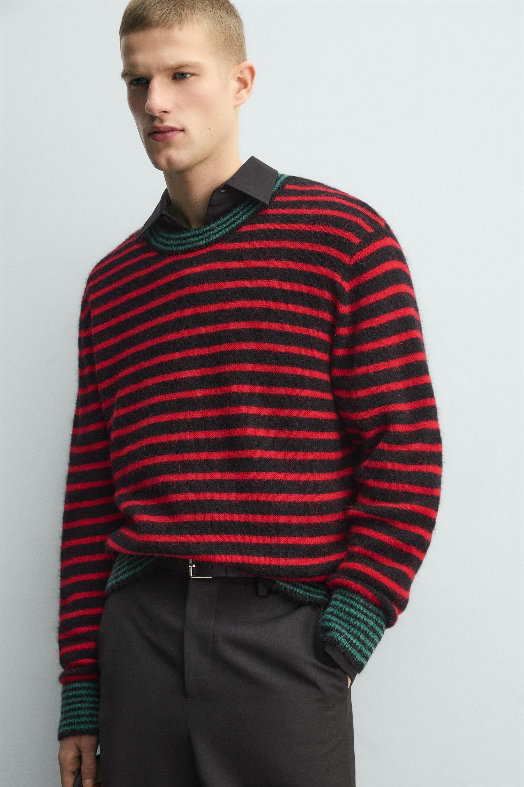 STRIPED JACQUARD JUMPER - Image 5