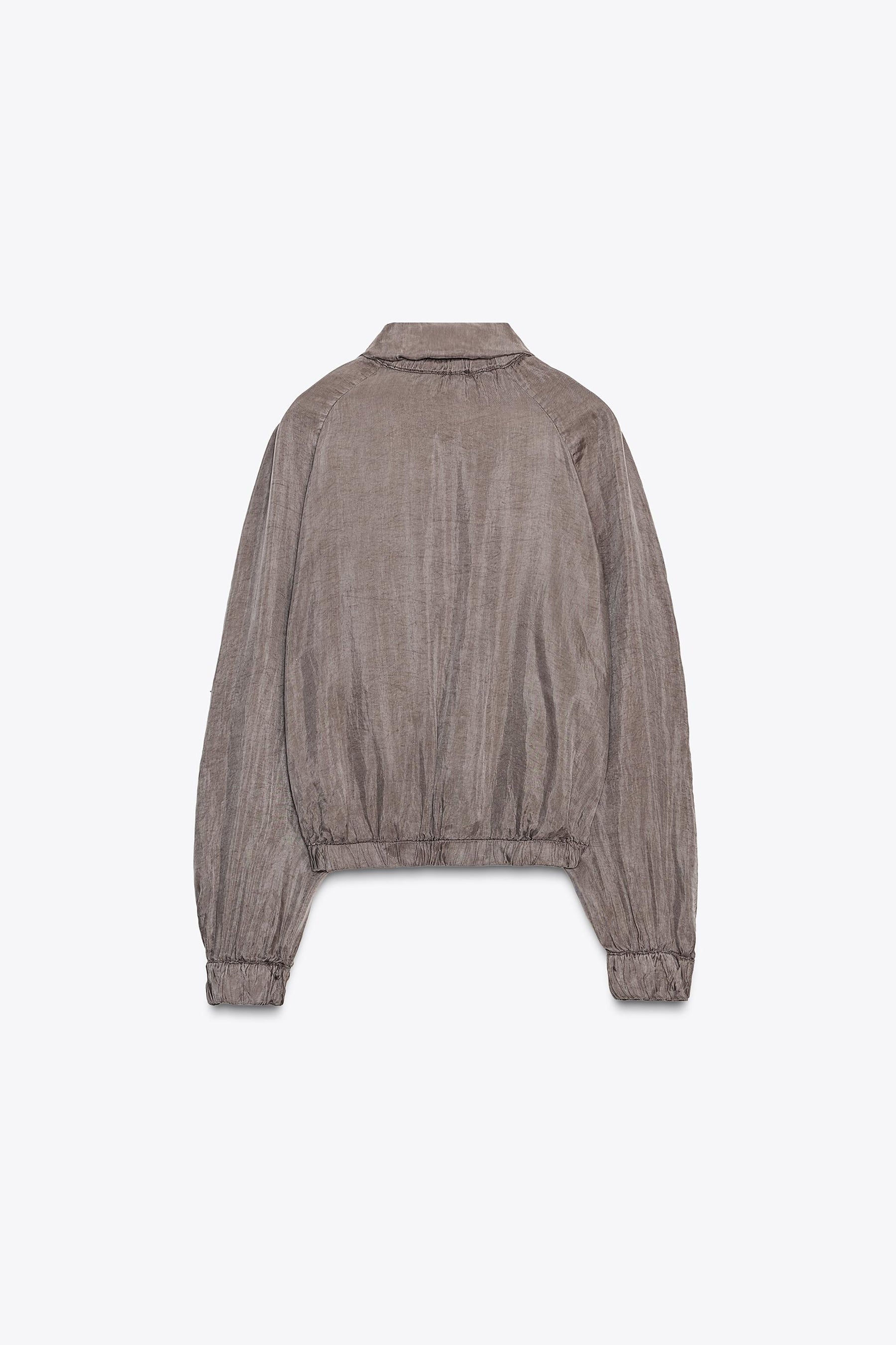 Fließende Bomberjacke