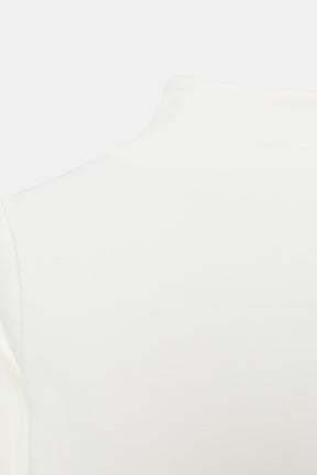 T-Shirt mit hohem Kragen