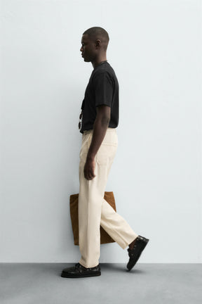CONTRAST STITCHING TROUSERS - Image 5