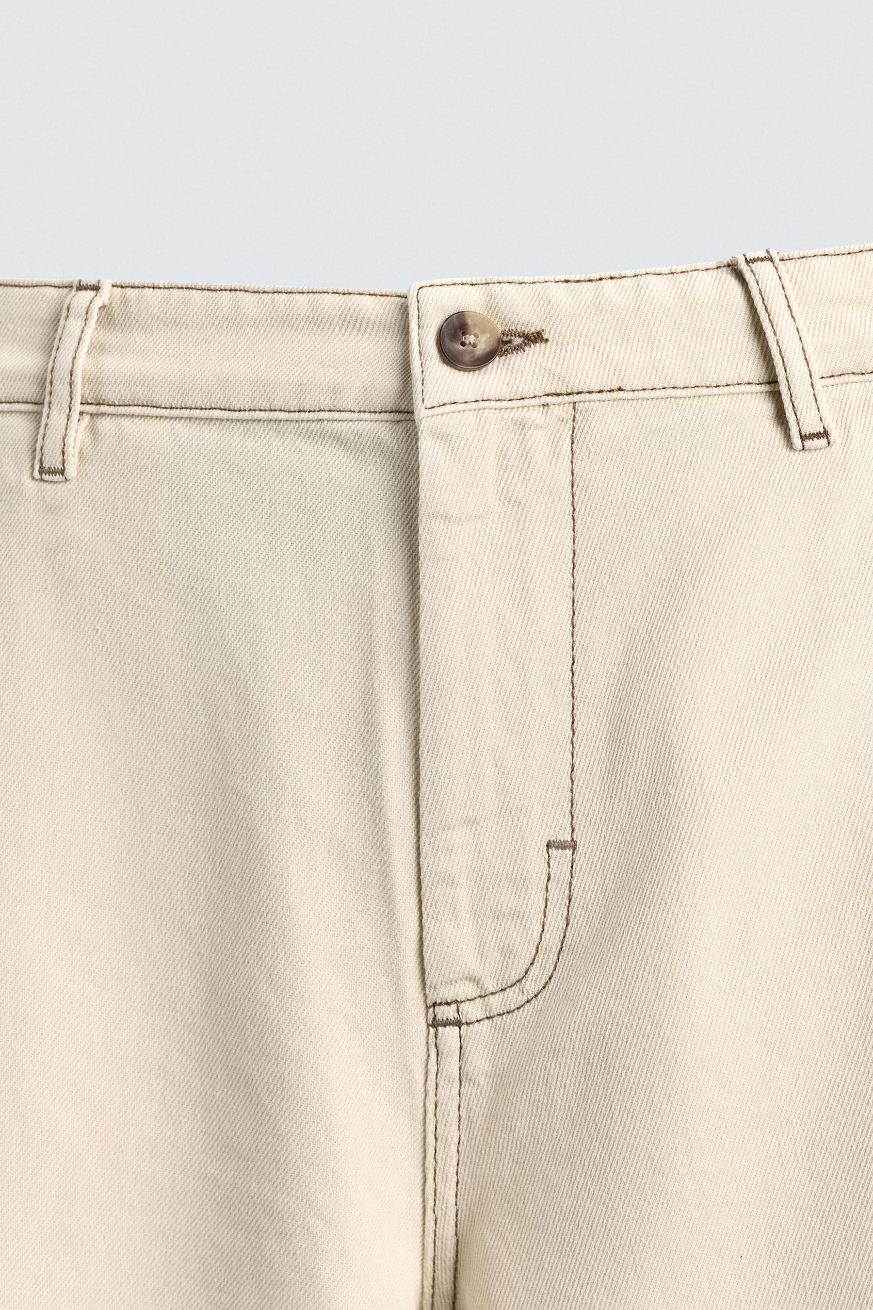 CONTRAST STITCHING TROUSERS - Image 8