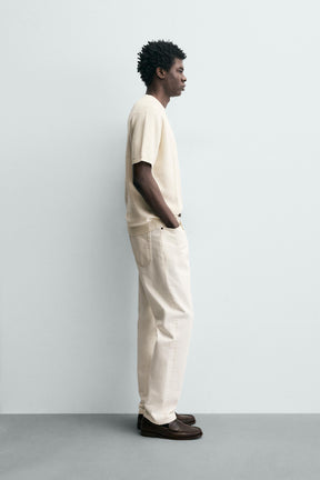 Perlenstrick-T-Shirt