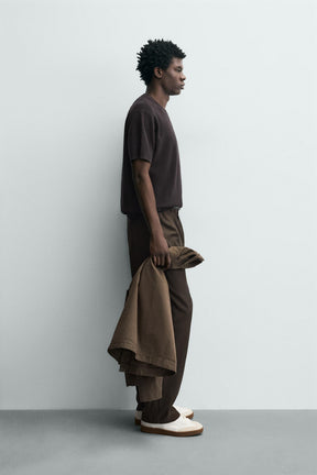 Perlenstrick-T-Shirt