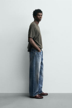 Perlenstrick-T-Shirt