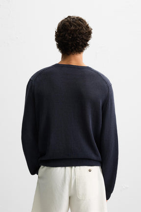 LINEN-COTTON SWEATER - Image 3
