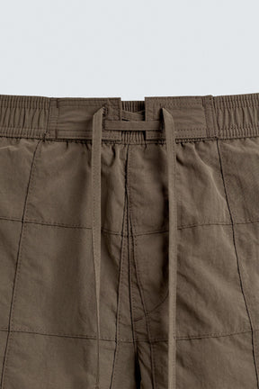 PATCHWORK LONG SWIMMING TRUNKS - Image 3