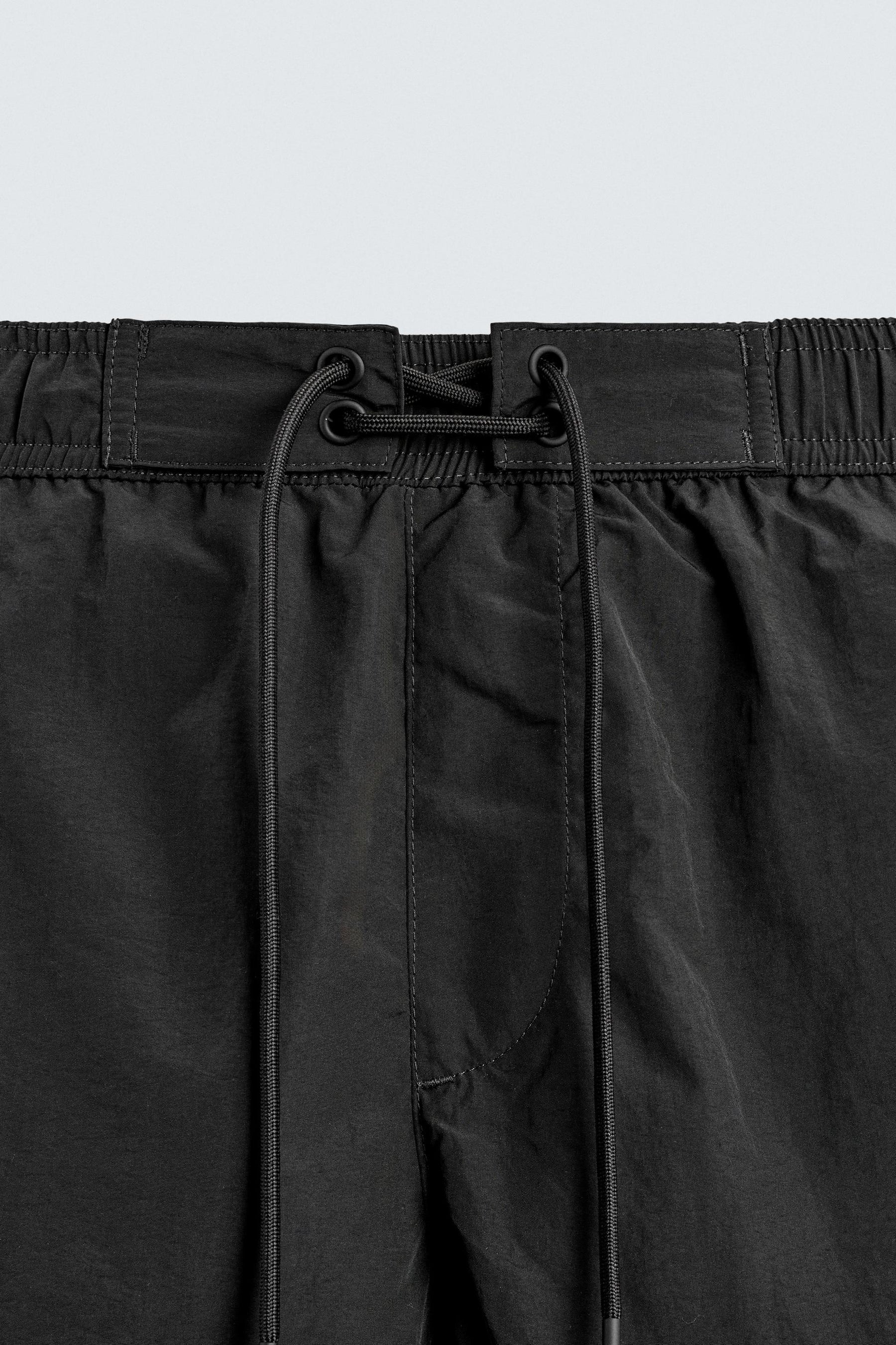 COLOUR BLOCK LONG SWIMMING TRUNKS - Image 8