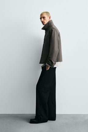 TWILL TEXTURED OVERSHIRT - Image 4