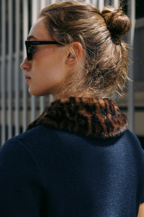 Strickcardigan mit Tiermuster