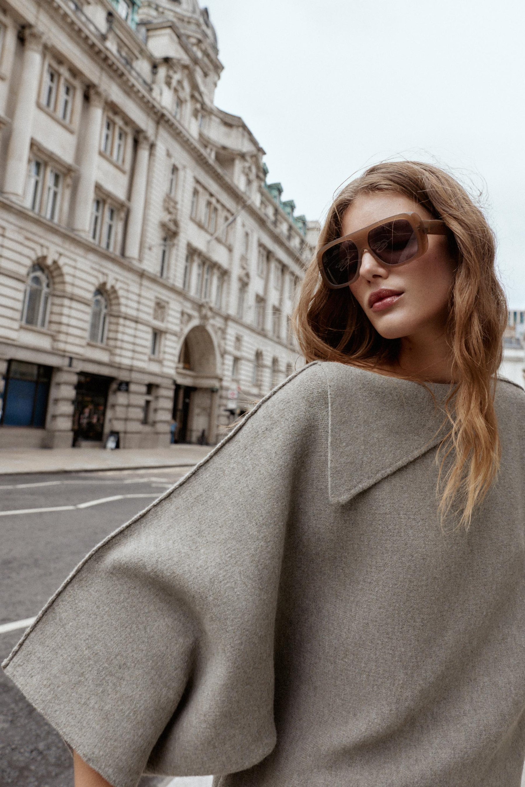 Strickpullover mit Kragen