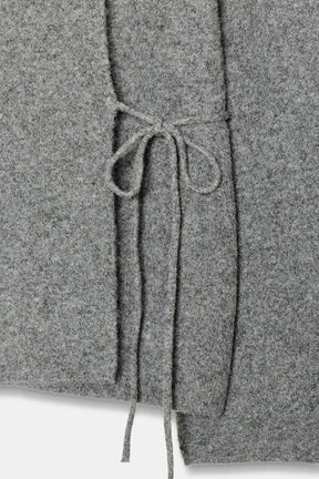 Cardigan mit offenen Ärmeln