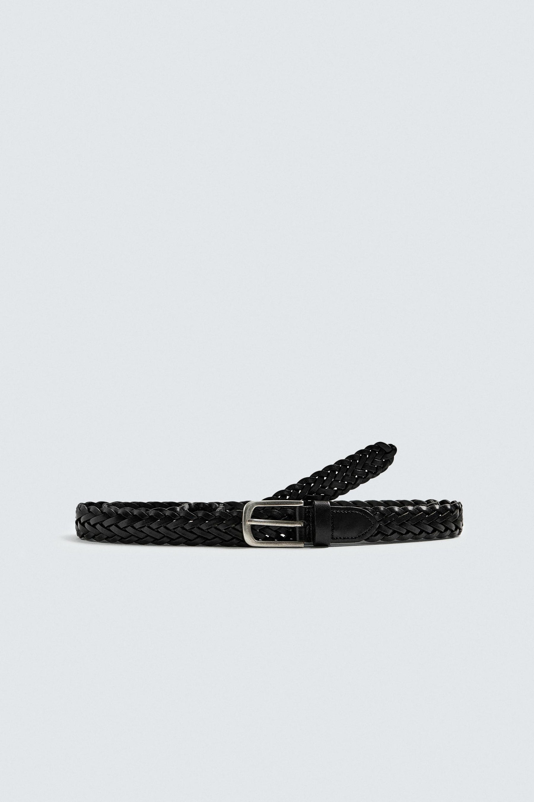 LONG BRAIDED LEATHER BELT - Image 4