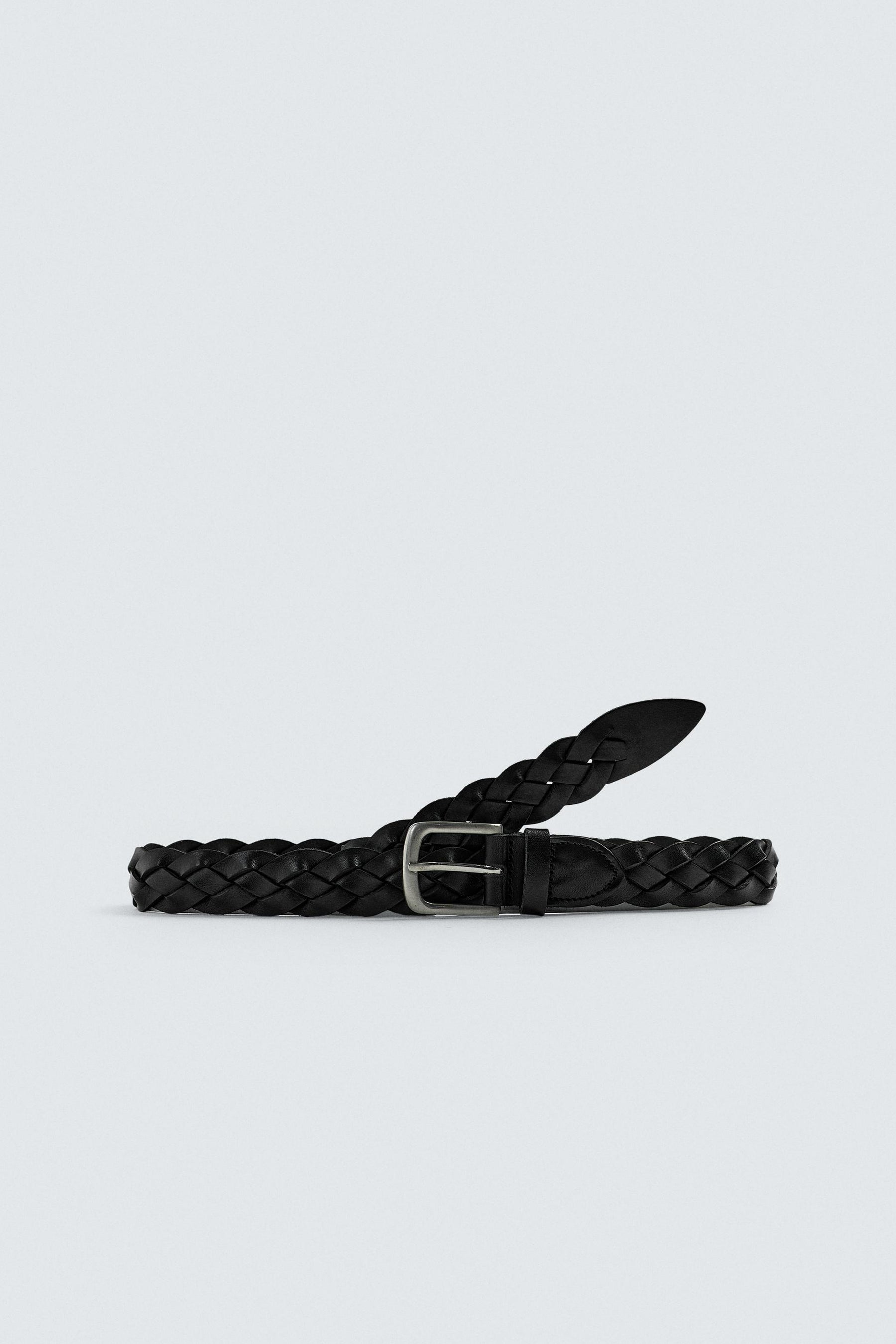 Geflochtener Ledergürtel