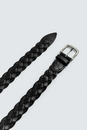 Geflochtener Ledergürtel