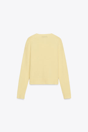 Wollpullover mit langen Ärmeln