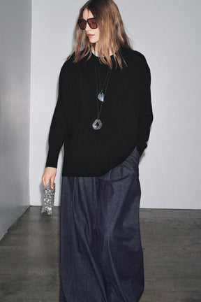 ÜBERGRÖSSERTER WOLLPULLOVER