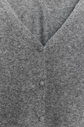 Cardigan aus Wolle und Kaschmir mit V-Ausschnitt