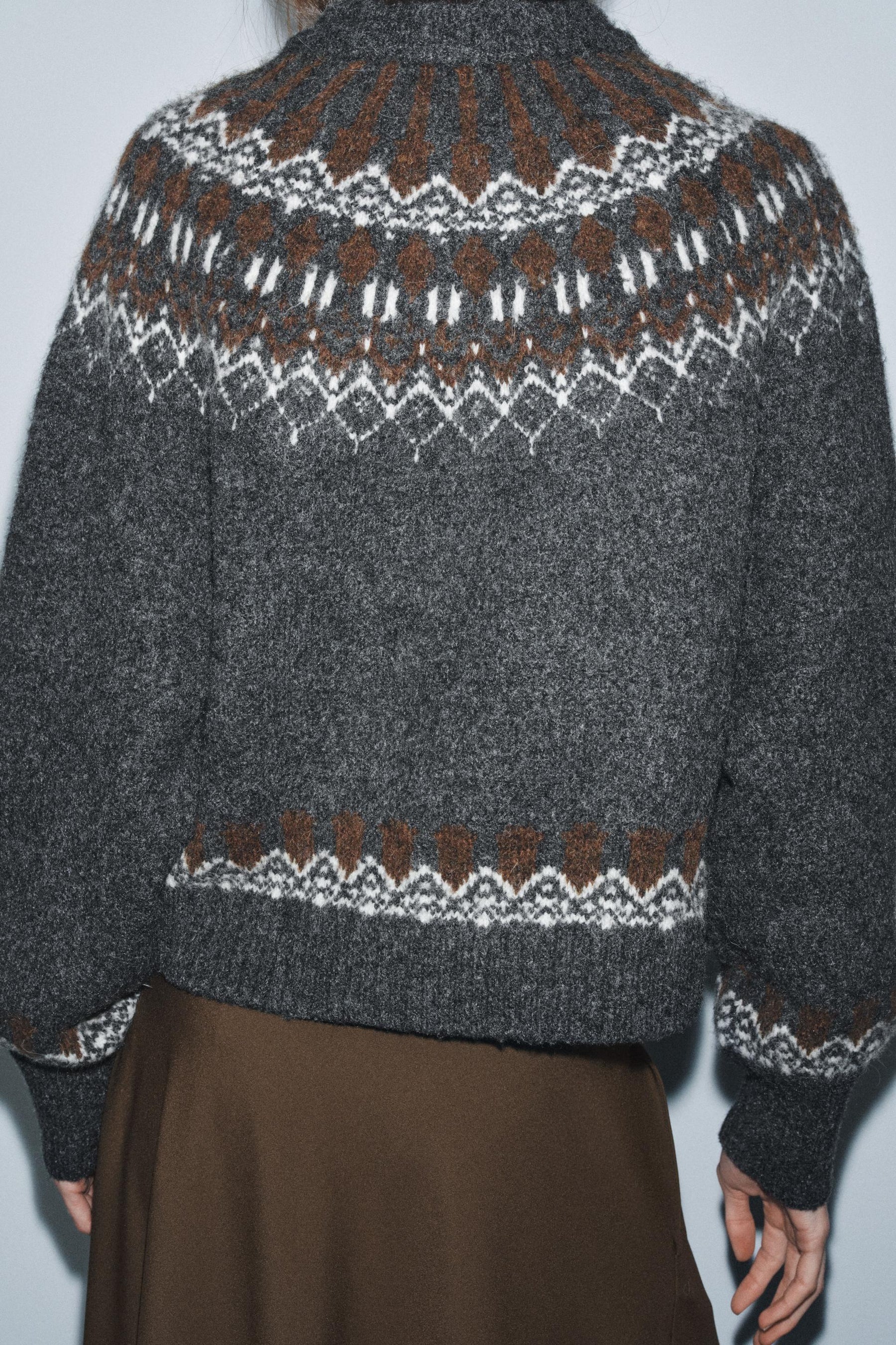 Jacquard-Strickpullover