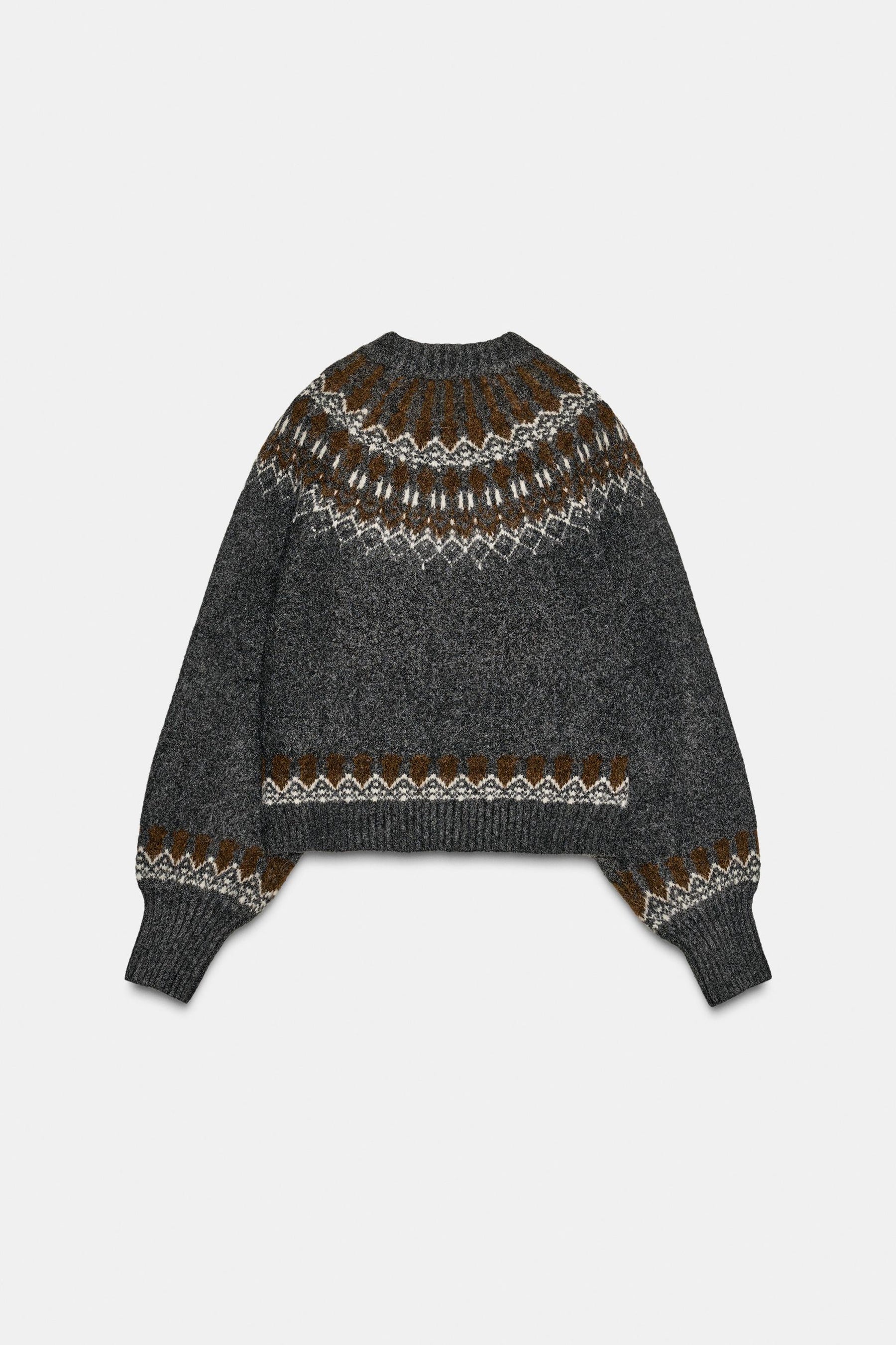 Jacquard-Strickpullover