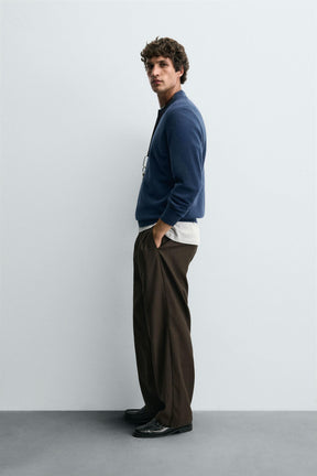 Polo aus Wollmischung