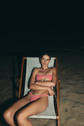 GESTREIFTES BANDEAU-TOP