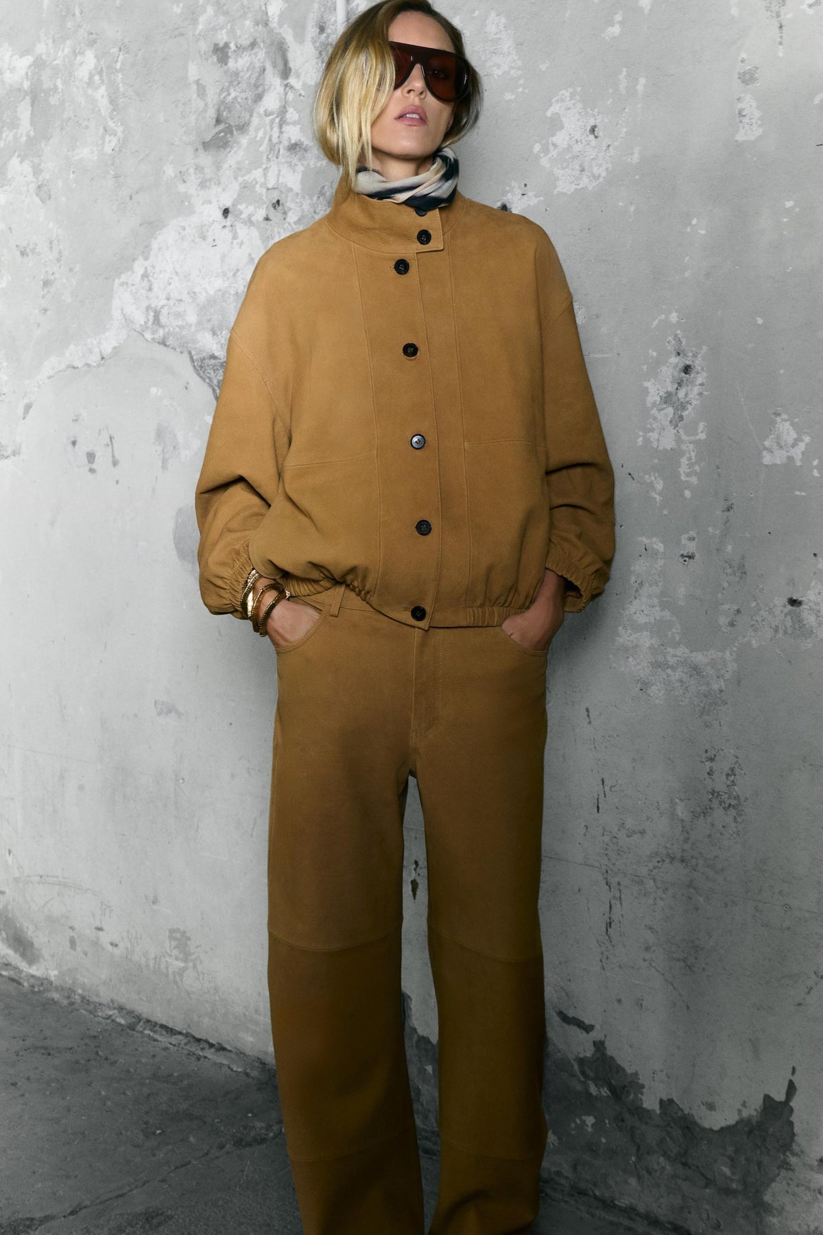 Lederbomberjacke (limitierte Auflage)