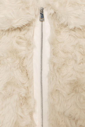 Bomberjacke aus Kunstpelz
