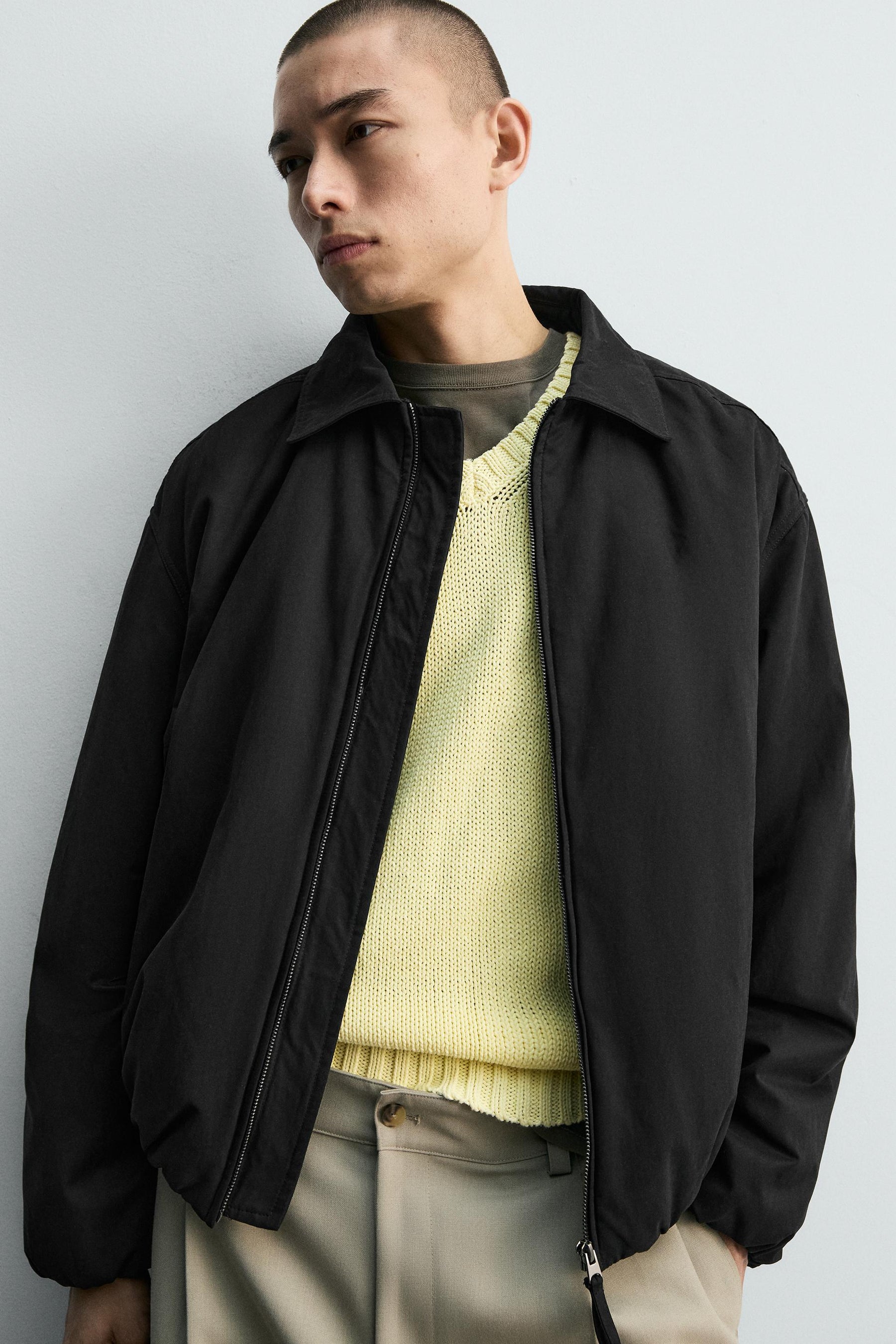 BOXY FIT TEXTURED JACKET - Image 5