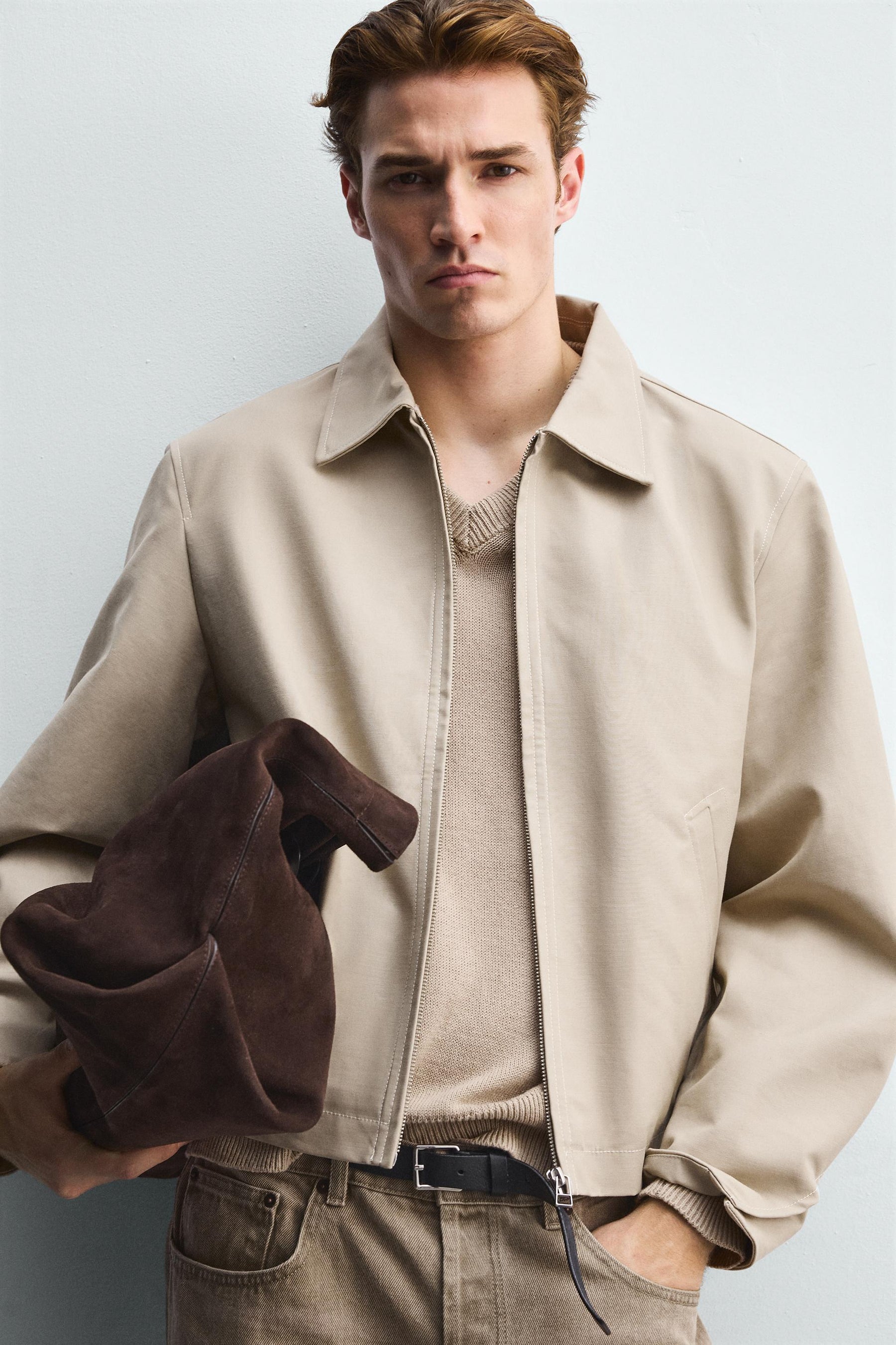 RELAXED FIT ZIP-UP JACKET - Image 5