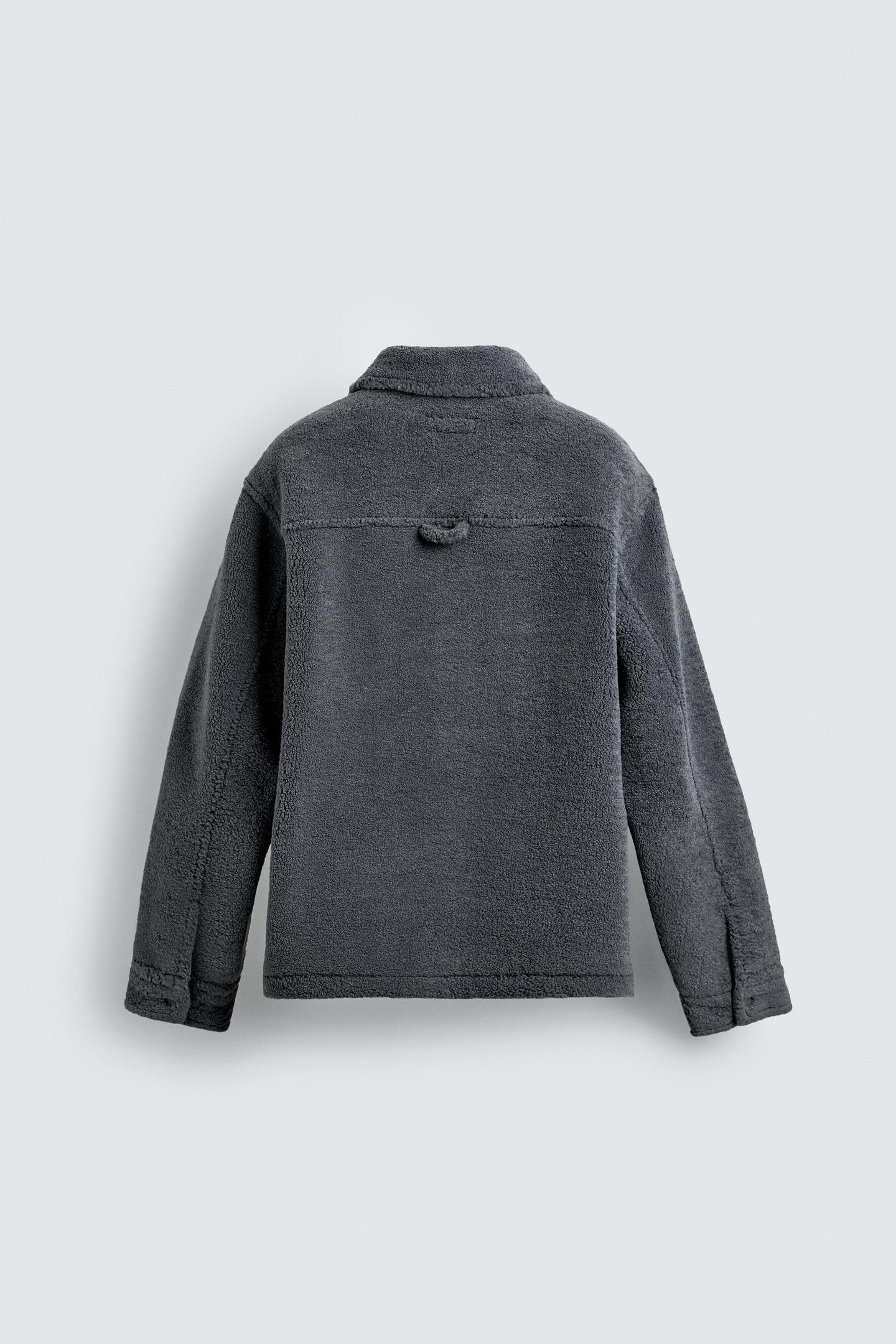 Sherpa-Taschen-Overshirt 