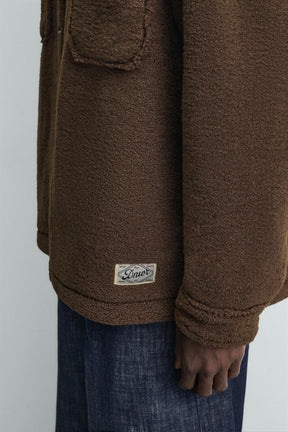 FAUX SHEARLING OVERSHIRT WITH POCKETS - Image 5